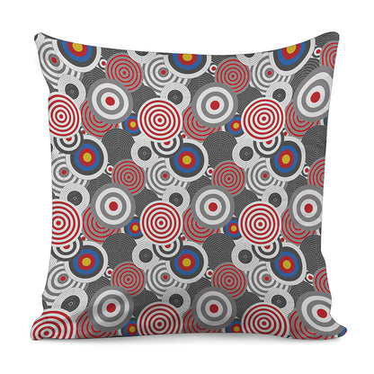 Bullseye Target Pattern Print Pillow Cover