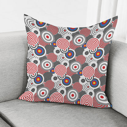 Bullseye Target Pattern Print Pillow Cover