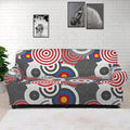 Bullseye Target Pattern Print Sofa Cover