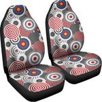 Bullseye Target Pattern Print Universal Fit Car Seat Covers
