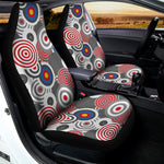 Bullseye Target Pattern Print Universal Fit Car Seat Covers