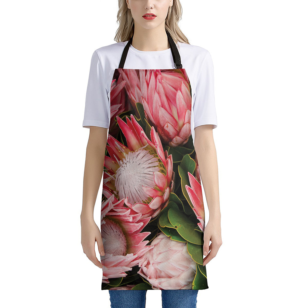 Bunches of Proteas Print Apron