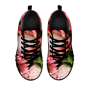 Bunches of Proteas Print Black Sneakers