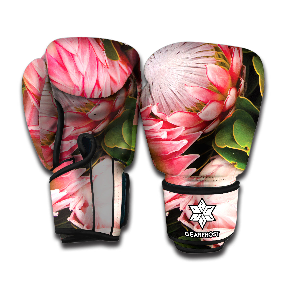 Bunches of Proteas Print Boxing Gloves