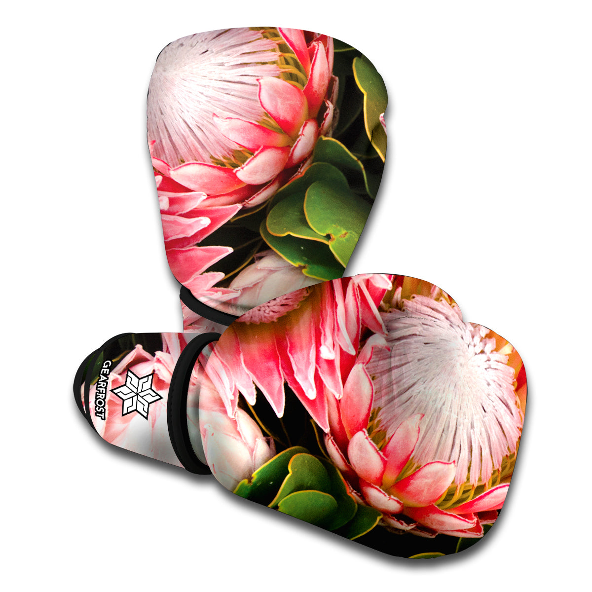 Bunches of Proteas Print Boxing Gloves