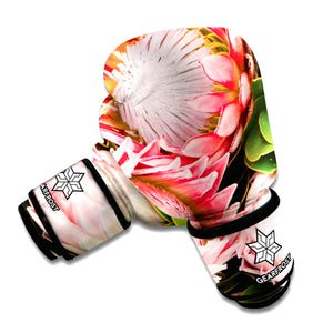 Bunches of Proteas Print Boxing Gloves