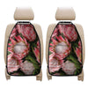 Bunches of Proteas Print Car Seat Organizers