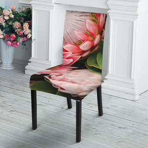 Bunches of Proteas Print Dining Chair Slipcover