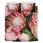 Bunches of Proteas Print Duvet Cover Bedding Set