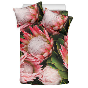 Bunches of Proteas Print Duvet Cover Bedding Set