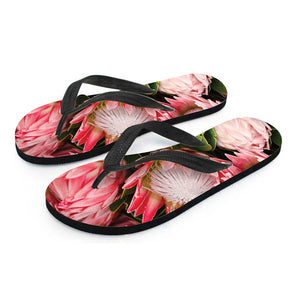 Bunches of Proteas Print Flip Flops