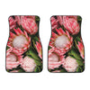 Bunches of Proteas Print Front Car Floor Mats