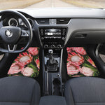 Bunches of Proteas Print Front Car Floor Mats