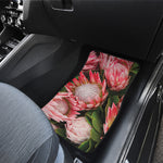 Bunches of Proteas Print Front Car Floor Mats