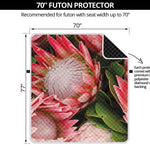 Bunches of Proteas Print Futon Protector