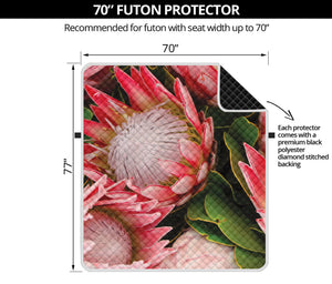 Bunches of Proteas Print Futon Protector