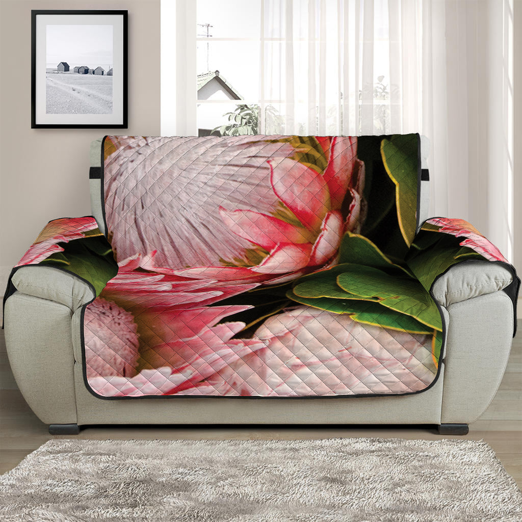 Bunches of Proteas Print Half Sofa Protector