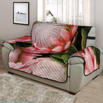 Bunches of Proteas Print Half Sofa Protector