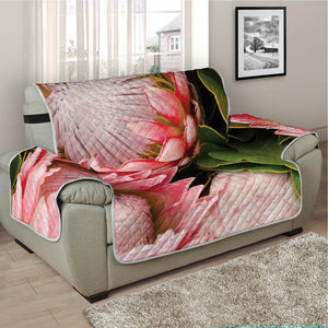 Bunches of Proteas Print Half Sofa Protector