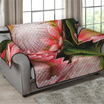 Bunches of Proteas Print Loveseat Protector