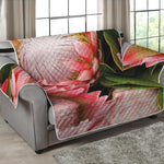 Bunches of Proteas Print Loveseat Protector