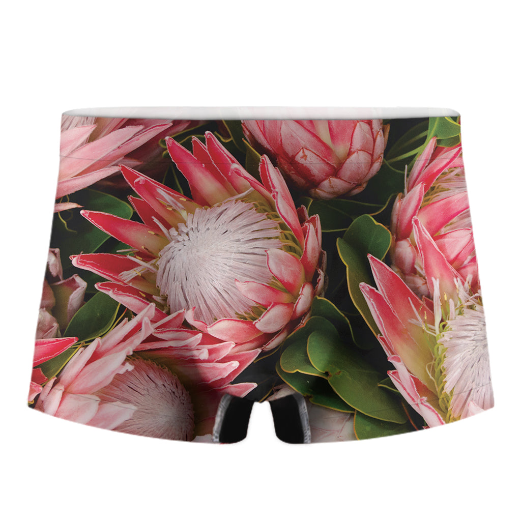 Bunches of Proteas Print Men's Boxer Briefs