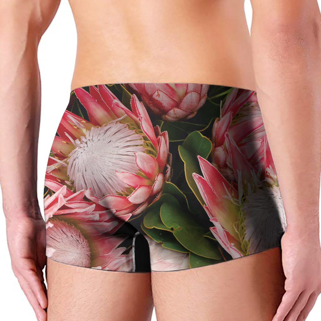 Bunches of Proteas Print Men's Boxer Briefs