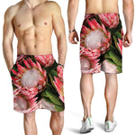 Bunches of Proteas Print Men's Shorts