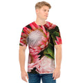 Bunches of Proteas Print Men's T-Shirt