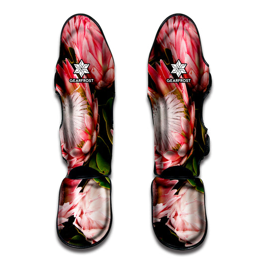 Bunches of Proteas Print Muay Thai Shin Guard