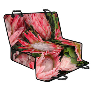 Bunches of Proteas Print Pet Car Back Seat Cover