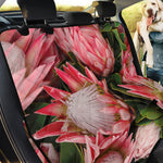 Bunches of Proteas Print Pet Car Back Seat Cover