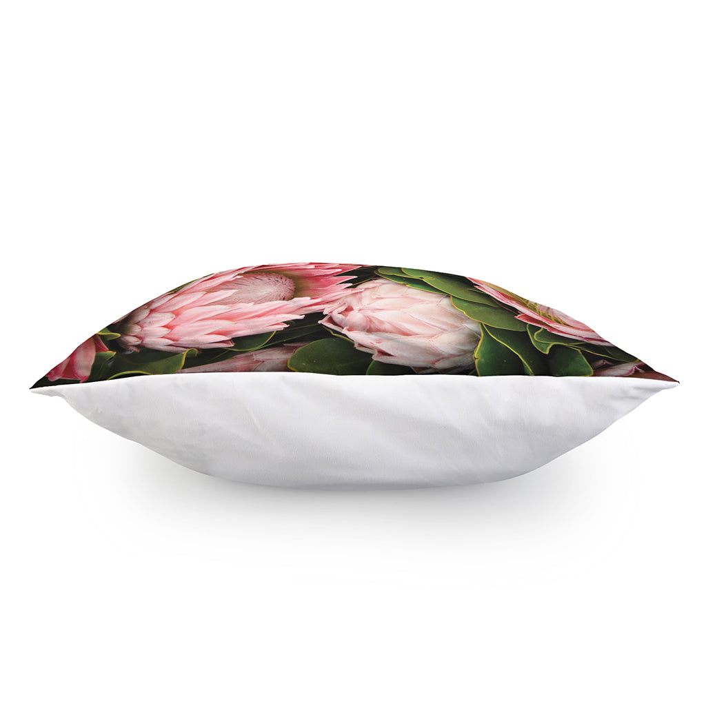 Bunches of Proteas Print Pillow Cover