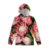 Bunches of Proteas Print Pullover Hoodie