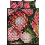 Bunches of Proteas Print Quilt Bed Set