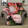 Bunches of Proteas Print Recliner Protector