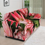 Bunches of Proteas Print Sofa Cover