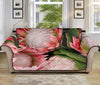 Bunches of Proteas Print Sofa Protector