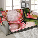 Bunches of Proteas Print Sofa Protector