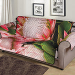 Bunches of Proteas Print Sofa Protector