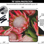 Bunches of Proteas Print Sofa Protector