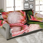 Bunches of Proteas Print Sofa Protector