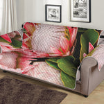 Bunches of Proteas Print Sofa Protector