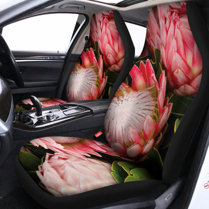 Bunches of Proteas Print Universal Fit Car Seat Covers