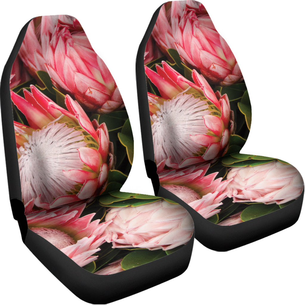 Bunches of Proteas Print Universal Fit Car Seat Covers