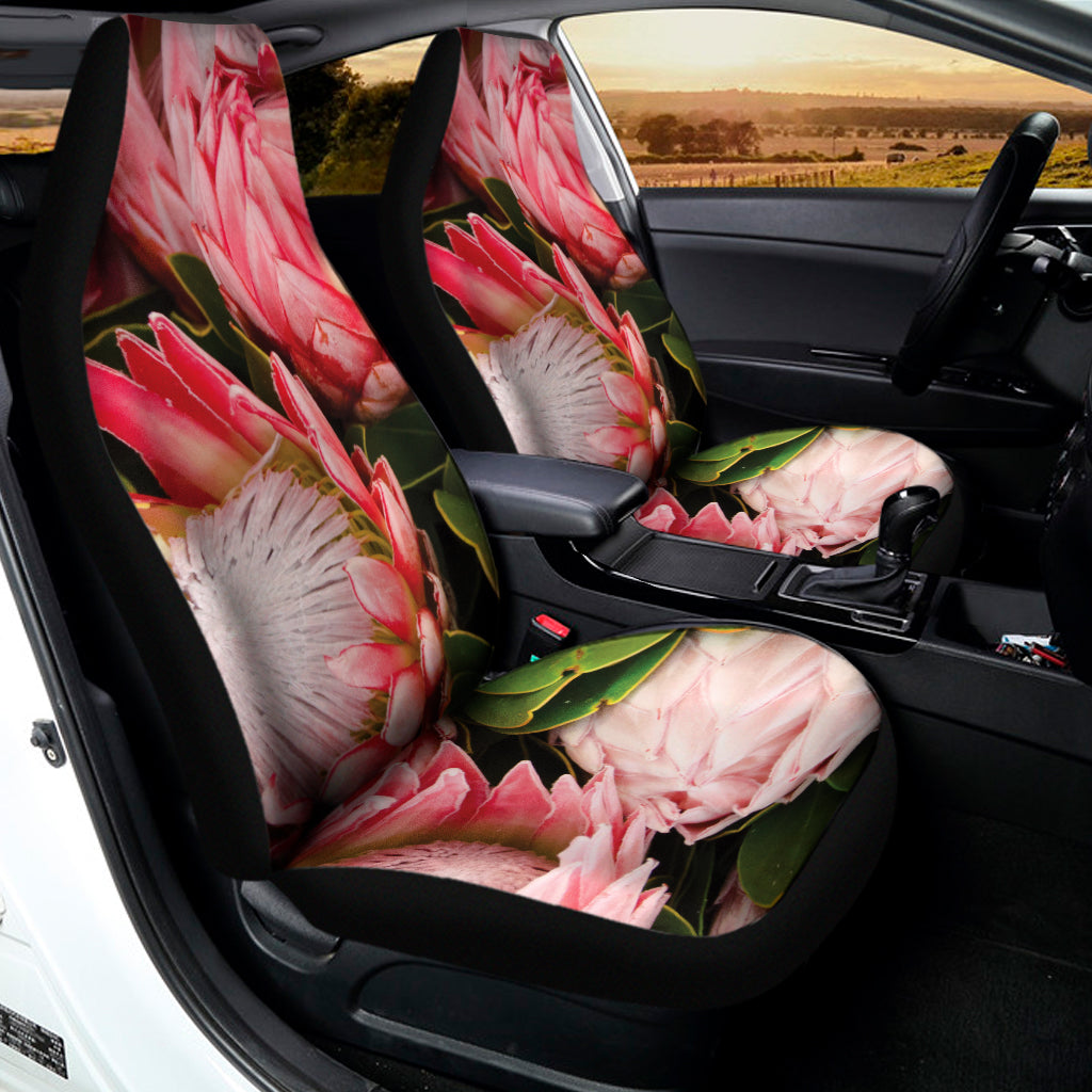 Bunches of Proteas Print Universal Fit Car Seat Covers