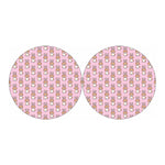 Bunny Corgi Pattern Print Car Coasters