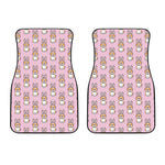 Bunny Corgi Pattern Print Front Car Floor Mats