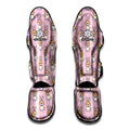 Bunny Corgi Pattern Print Muay Thai Shin Guards