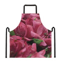 Burgundy Alstroemeria Print Apron